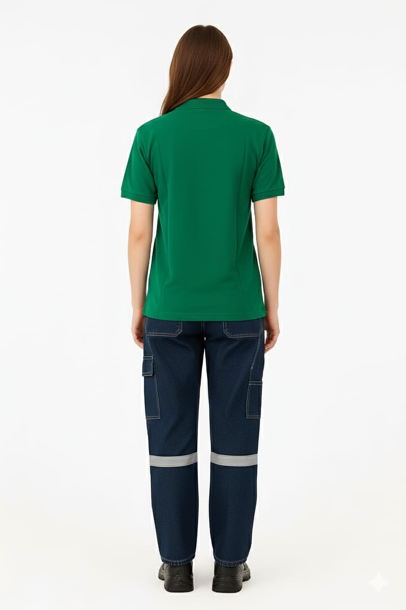 Artıbir Tekstil Kişiye ve Firmaya Özel Baskılı Yeşil Polo Yaka Tişört – %100 Pamuk, Kurumsal & Promosyon Ürünleri İçin Uygun