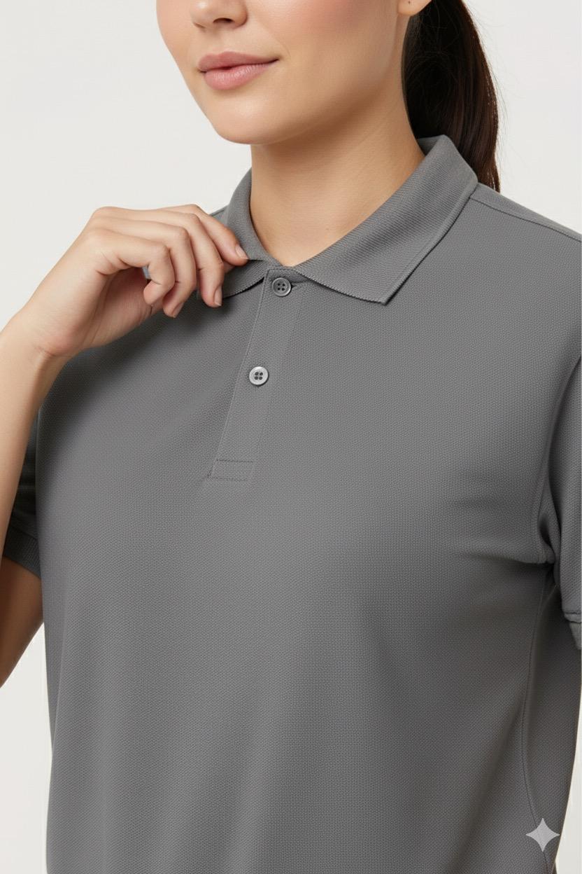 Artıbir Tekstil Kişiye ve Firmaya Özel Baskılı Gri Polo Yaka Tişört – %100 Pamuk, Kurumsal & Promosyon Ürünleri İçin Uygun