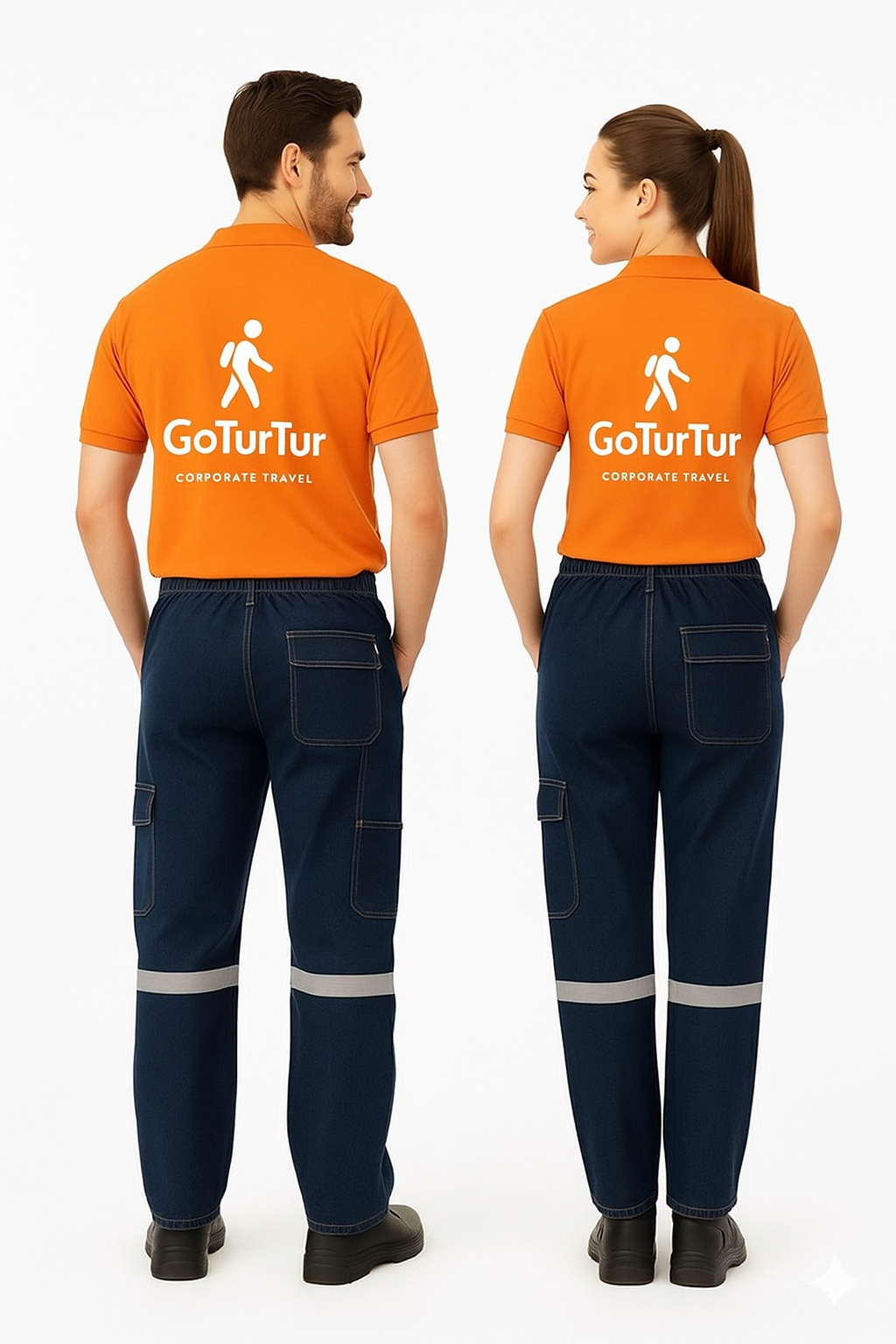 Artıbir Tekstil Kişiye ve Firmaya Özel Baskılı Turuncu Polo Yaka Tişört – %100 Pamuk, Kurumsal & Promosyon Ürünleri İçin Uygun (Kopya)