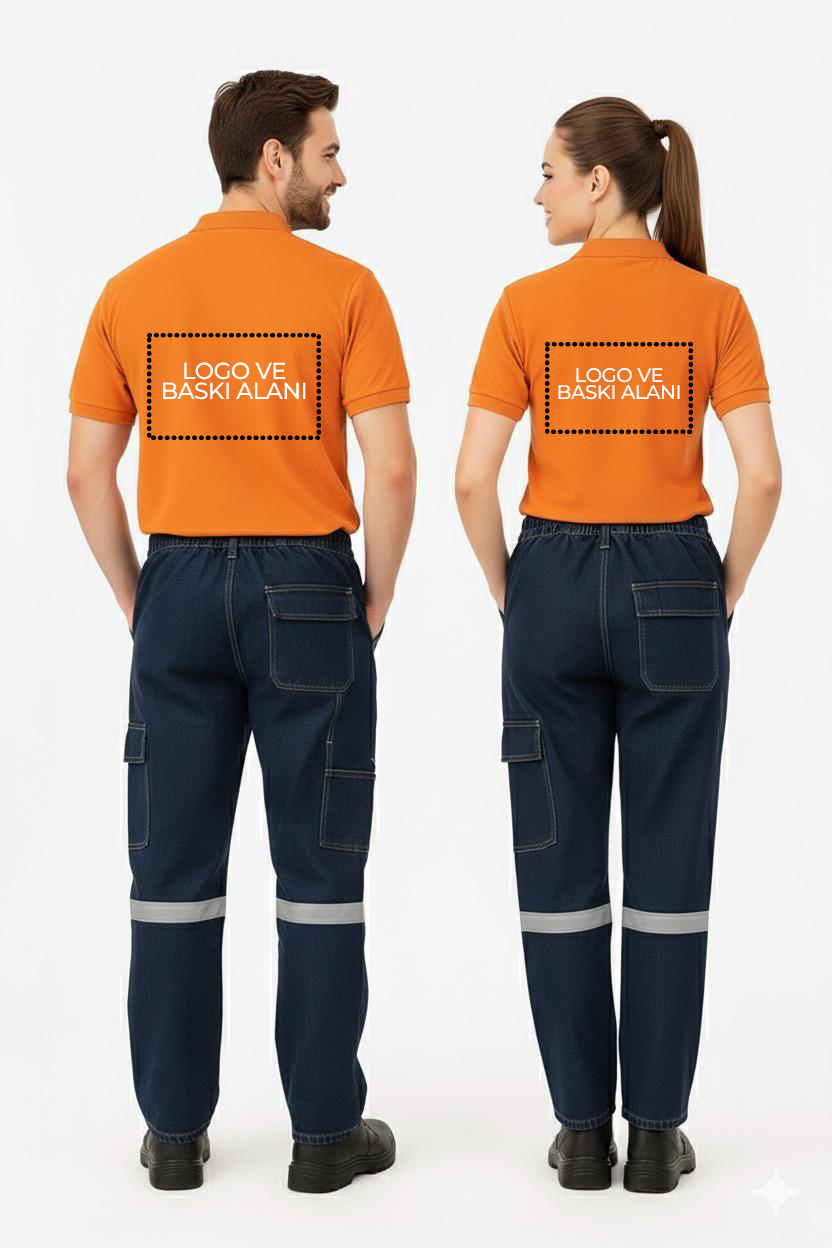 Artıbir Tekstil Kişiye ve Firmaya Özel Baskılı Turuncu Polo Yaka Tişört – %100 Pamuk, Kurumsal & Promosyon Ürünleri İçin Uygun (Kopya)