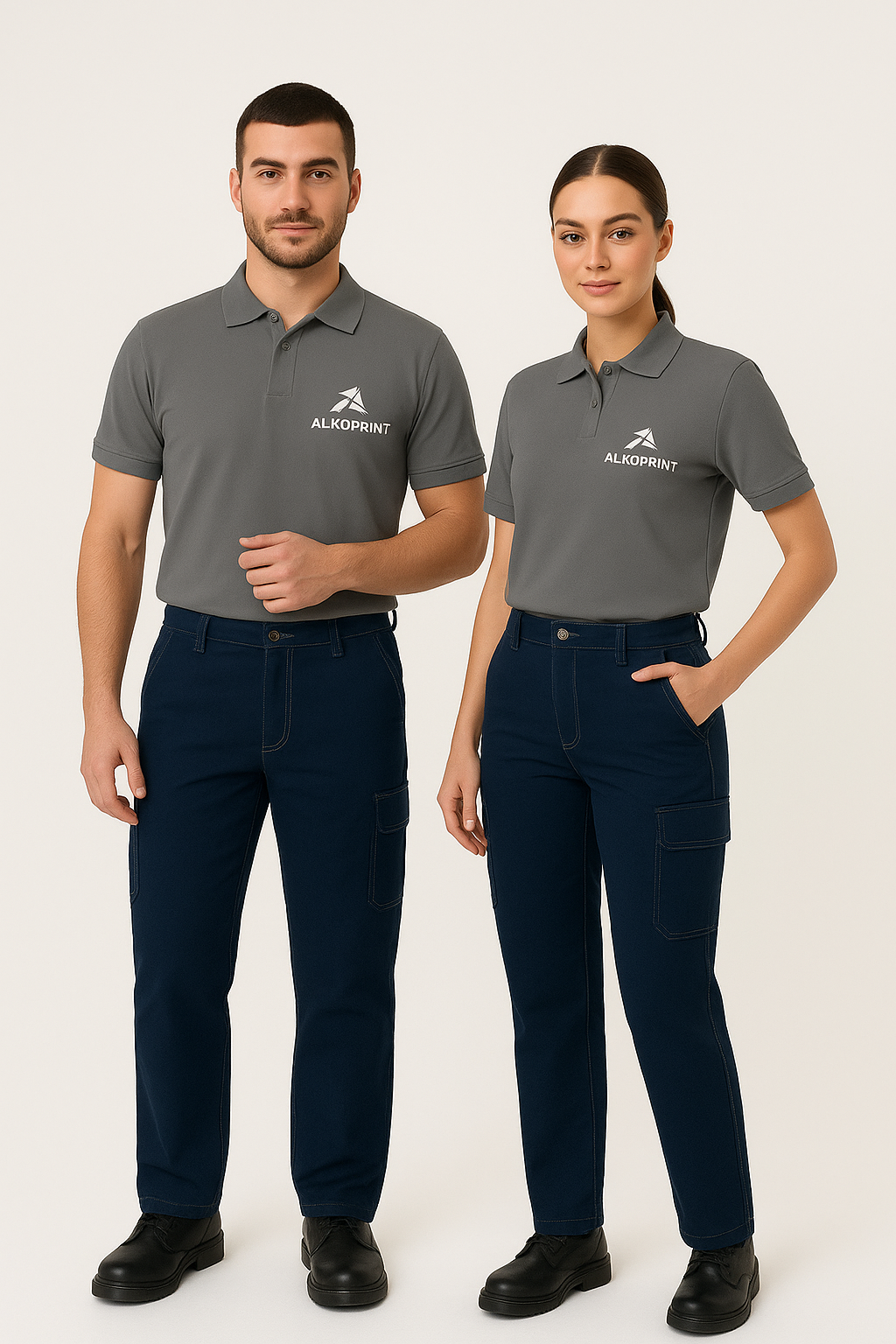 Artıbir Tekstil Kişiye ve Firmaya Özel Baskılı Gri Polo Yaka Tişört – %100 Pamuk, Kurumsal & Promosyon Ürünleri İçin Uygun