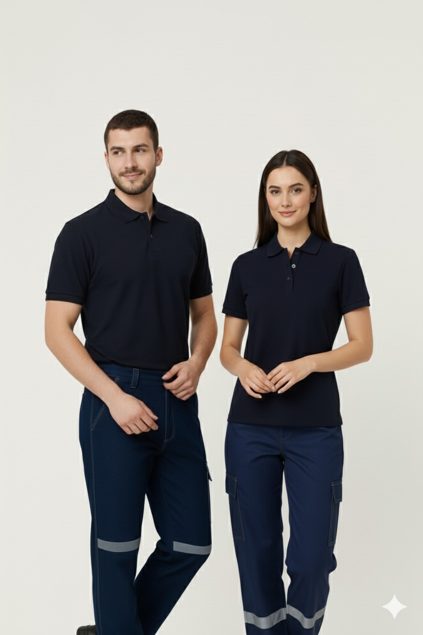 Artıbir Tekstil Kişiye ve Firmaya Özel Baskılı Siyah Polo Yaka Tişört – %100 Pamuk, Kurumsal & Promosyon Ürünleri İçin Uygun