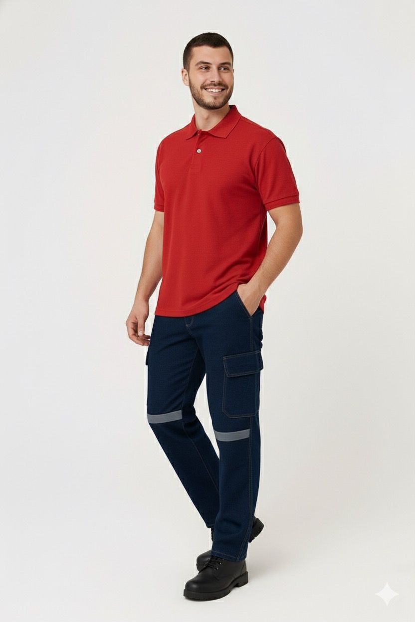 Artıbir Tekstil Kişiye ve Firmaya Özel Baskılı Kırmızı Polo Yaka Tişört – %100 Pamuk, Kurumsal & Promosyon Ürünleri İçin Uygun