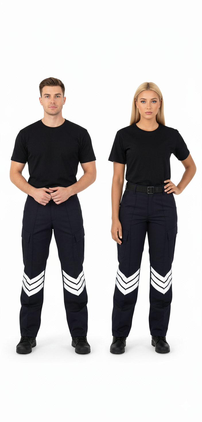 ArtıBir Tekstil Unisex Özel Güvenlik Pantolonu - Reflektörlü, Kargo Cepli, Ripstop Kumaş