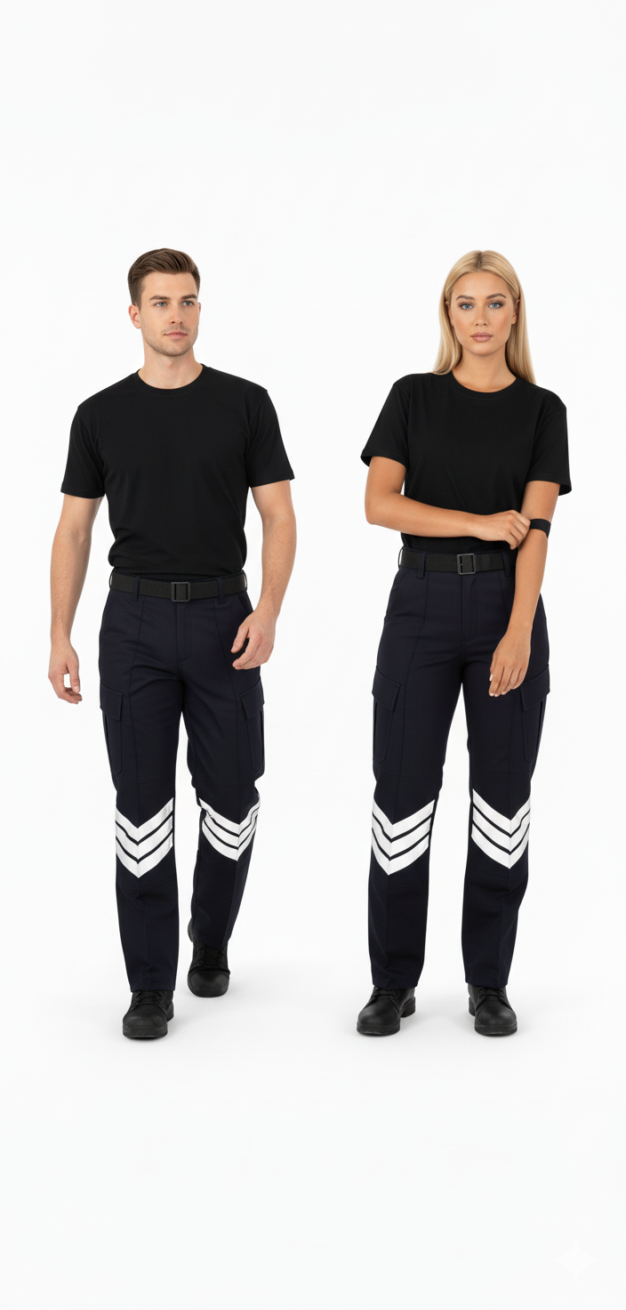 ArtıBir Tekstil Unisex Özel Güvenlik Pantolonu - Reflektörlü, Kargo Cepli, Ripstop Kumaş