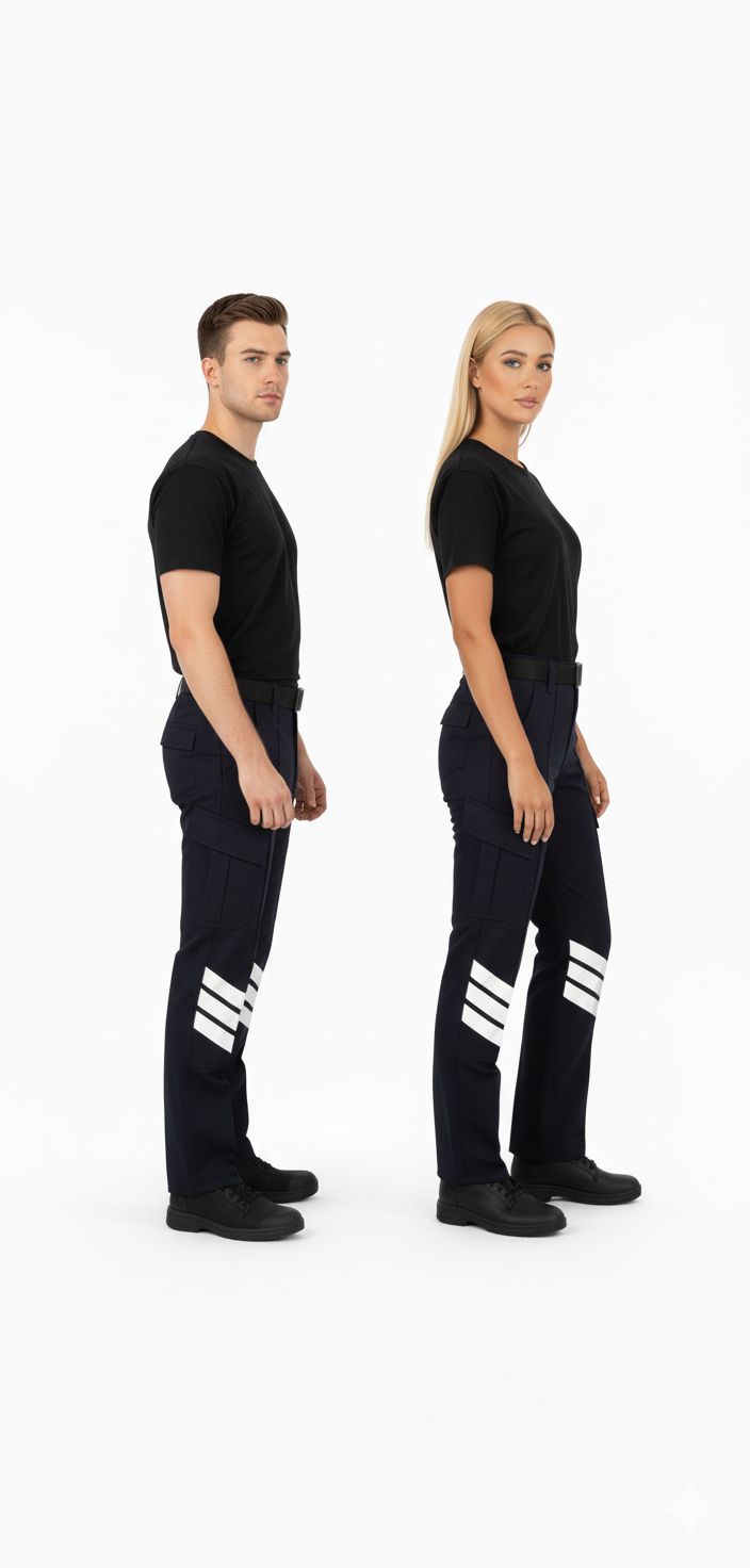 ArtıBir Tekstil Unisex Özel Güvenlik Pantolonu - Reflektörlü, Kargo Cepli, Ripstop Kumaş